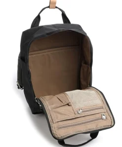 Reborn Macaroon Rucksack 14″ recyceltes Polyester schwarz/grau