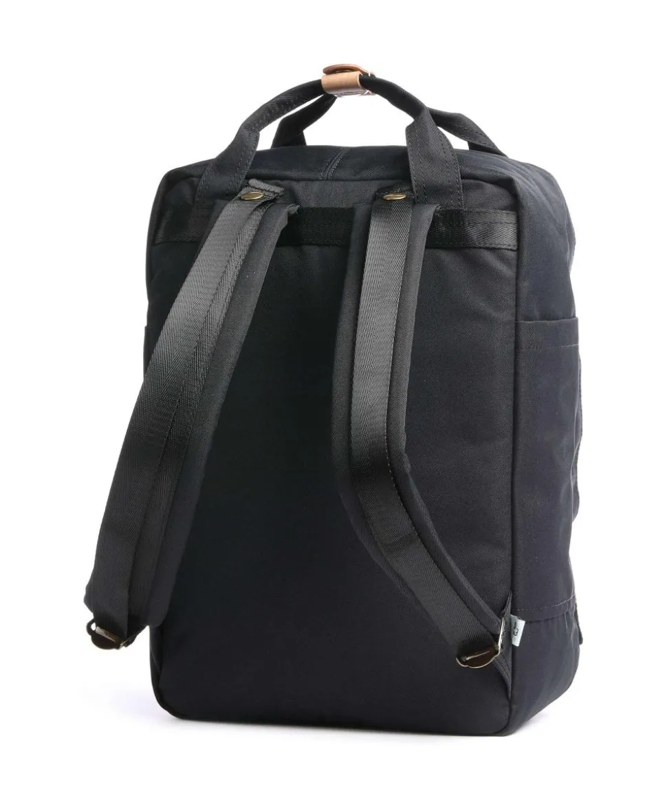 Reborn Macaroon Rucksack 14″ recyceltes Polyester schwarz