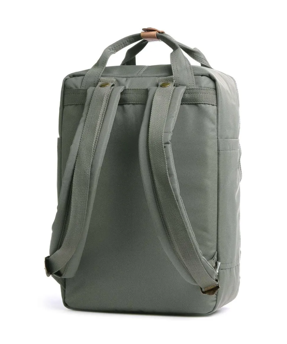 Reborn Macaroon Rucksack 14″ recyceltes Polyester graugrün