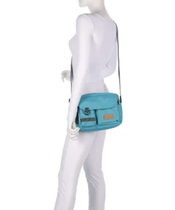 Reborn Mission Lite Umhängetasche recyceltes Polyester türkis