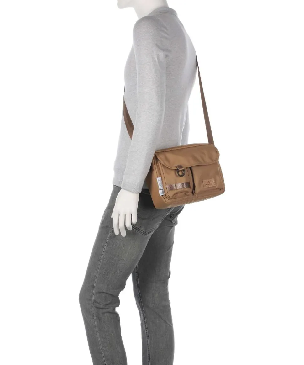 Reborn Mission Lite Umhängetasche recyceltes Polyester camel