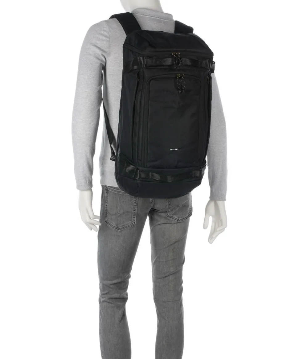 Reborn Navigator Reiserucksack 17″ recyceltes Polyester schwarz