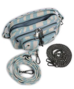 Recycled Canvas Helena Umhängetasche Canvas blau/beige