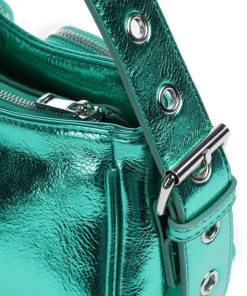 Recycled Cool Jennifer Schultertasche Lederimitat grün