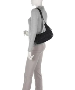 Recycled Nylon Alaska Beuteltasche recyceltes Nylon schwarz