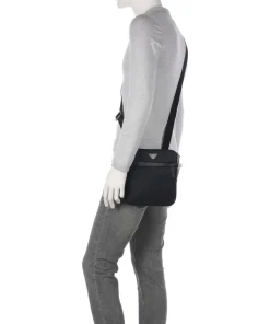 Recycled Nylon Umhängetasche recyceltes Nylon schwarz