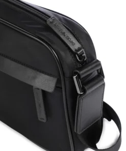 Recycled Nylon Umhängetasche recyceltes Nylon schwarz