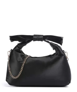 Recycled Satin Dandy Handtasche Textil schwarz