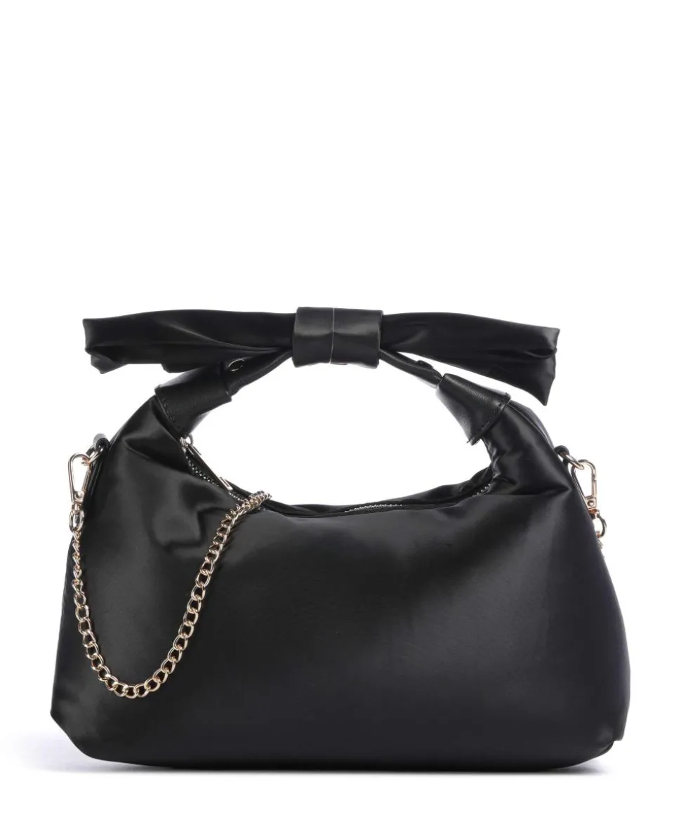 Recycled Satin Dandy Handtasche Textil schwarz