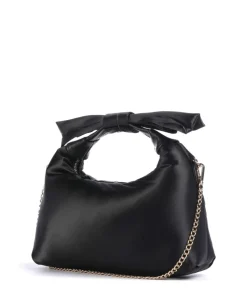 Recycled Satin Dandy Handtasche Textil schwarz