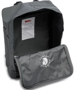 Re-Kånken Rucksack recyceltes Polyester dunkelgrau