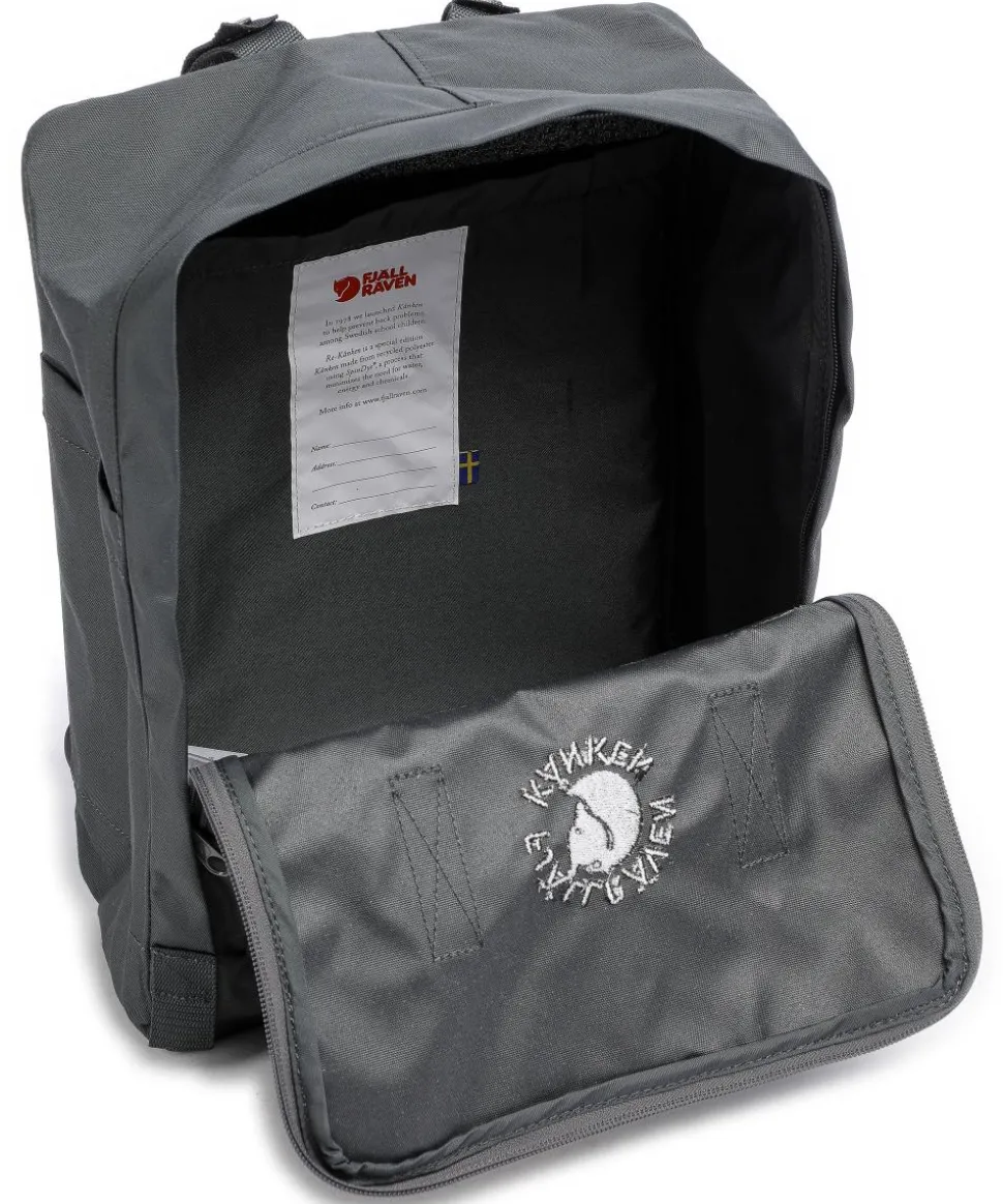 Re-Kånken Rucksack recyceltes Polyester dunkelgrau