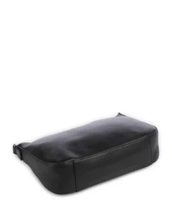 Remona Umhängetasche genarbtes Rindsleder schwarz