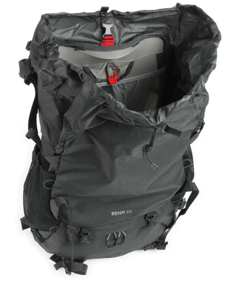 Renn 65 Trekkingrucksack recyceltes Polyester anthrazit