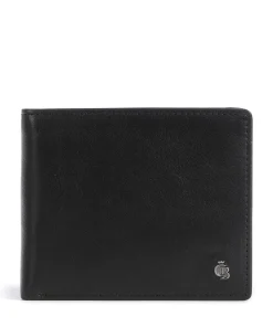 RFID Geldbörse fein genarbtes Rindsleder schwarz