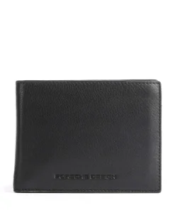 RFID Geldbörse genarbtes Rindsleder schwarz