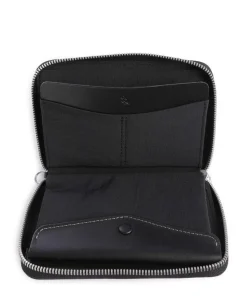 RFID Geldbörse Leder schwarz