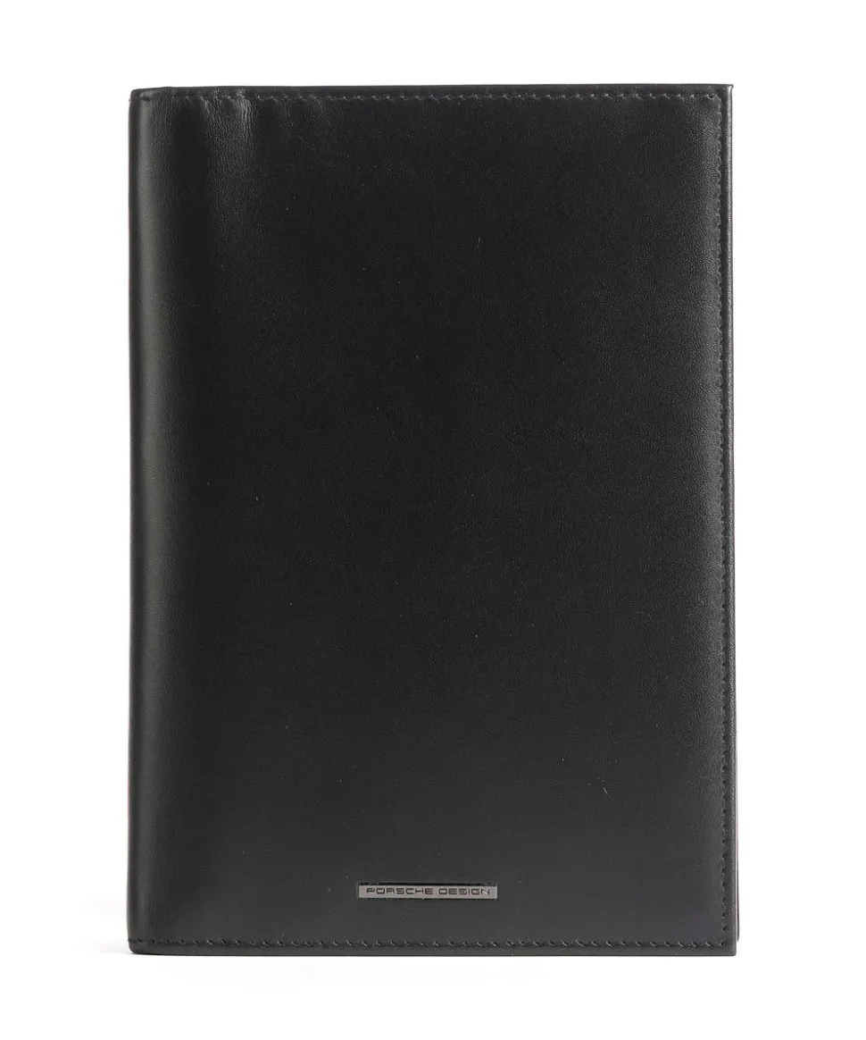 RFID Kreditkartenetui Rindsleder schwarz