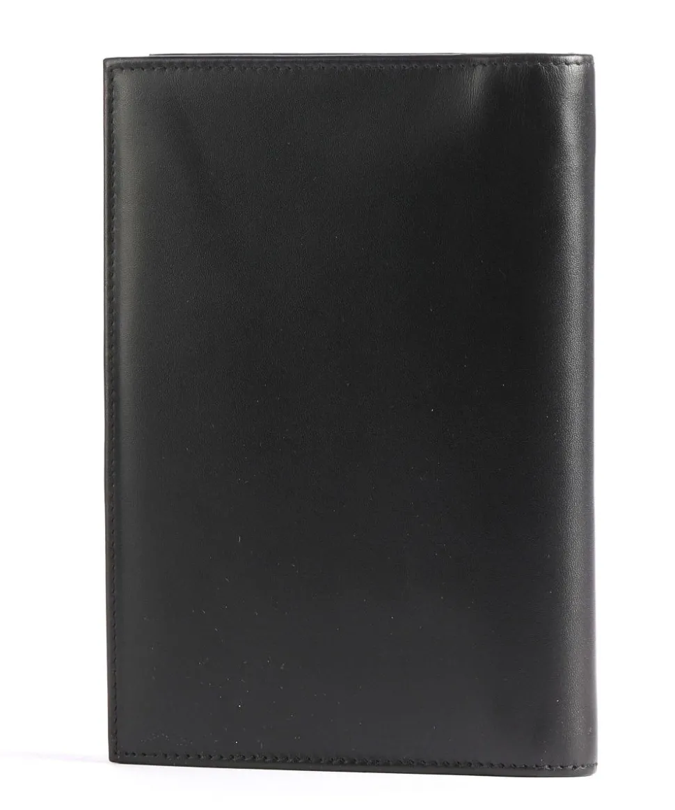 RFID Kreditkartenetui Rindsleder schwarz