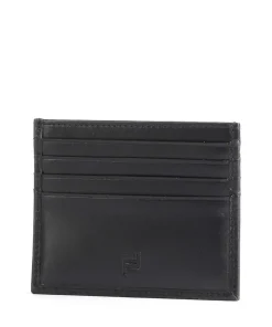 RFID Kreditkartenetui Rindsleder schwarz