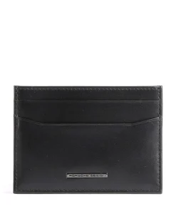 RFID Kreditkartenetui Rindsleder schwarz