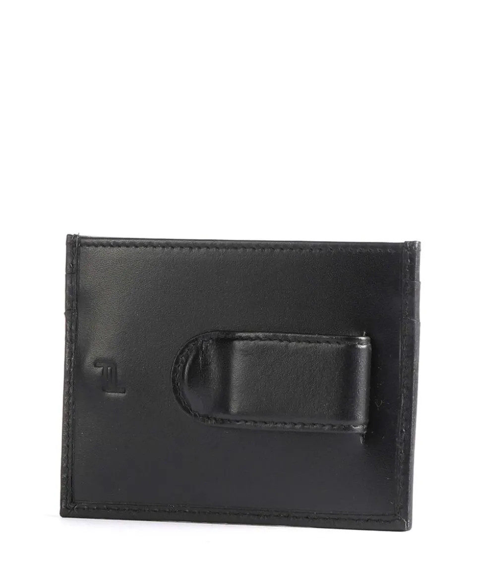 RFID Kreditkartenetui Rindsleder schwarz