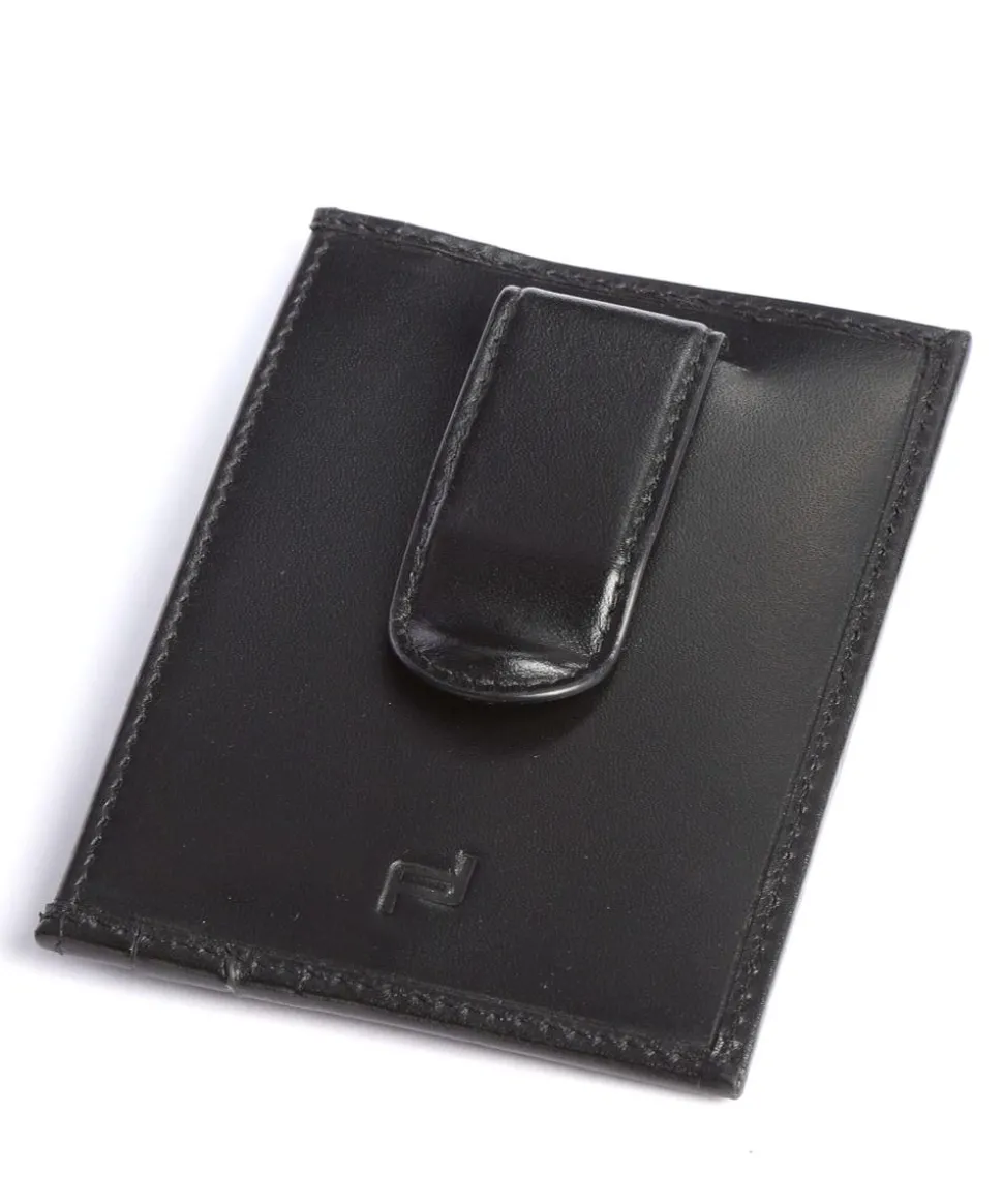RFID Kreditkartenetui Rindsleder schwarz