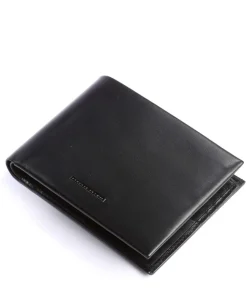 RFID Kreditkartenetui Rindsleder schwarz