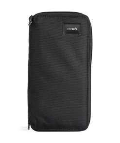 RFIDsafe Geldbörse recyceltes Polyester schwarz