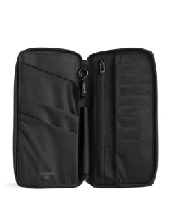 RFIDsafe Geldbörse recyceltes Polyester schwarz