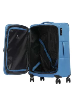 Rügen 4-Rollen Trolley Set blau 3-tlg.