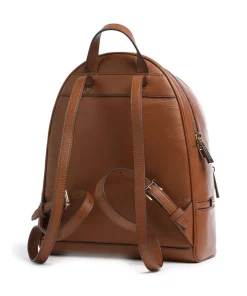 Rhea Zip Rucksack genarbtes Rindsleder braun