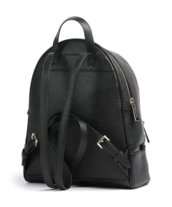 Rhea Zip Rucksack genarbtes Rindsleder schwarz