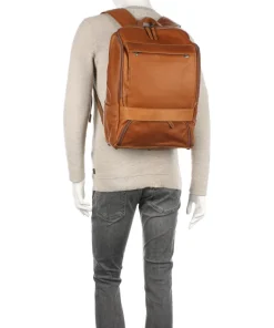 Rich Rucksack 15″ Pull-Up Rindsleder cognac
