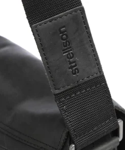 Richmond Schultertasche Leder schwarz