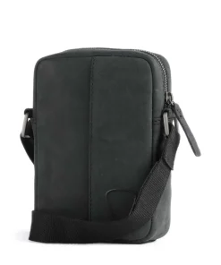 Richmond Umhängetasche fein genarbtes Rindsleder schwarz