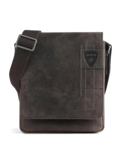 Richmond Umhängetasche Leder dunkelbraun