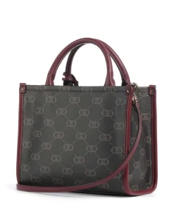 Ridhi S Handtasche Lederimitat wein