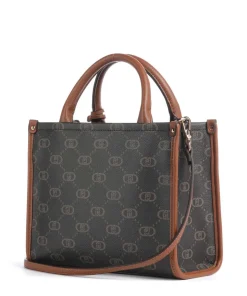 Ridhi S Handtasche Lederimitat braun