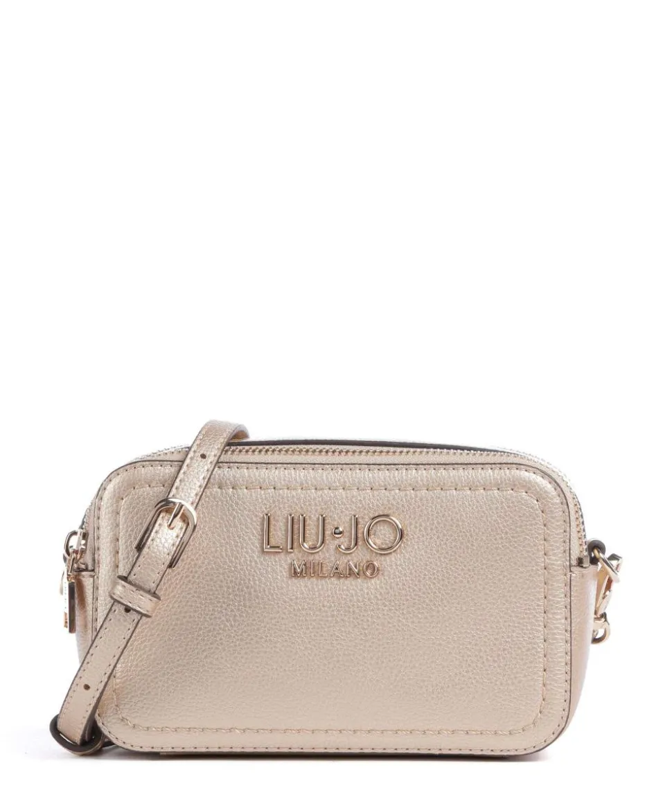 Ridhi S Umhängetasche Lederimitat gold