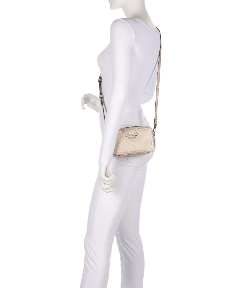 Ridhi S Umhängetasche Lederimitat gold