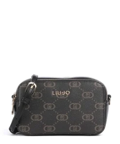 Ridhi S Umhängetasche Lederimitat schwarz