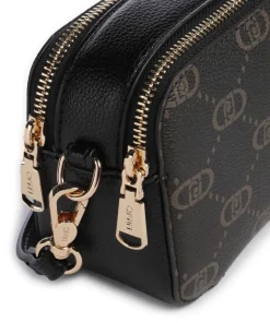 Ridhi S Umhängetasche Lederimitat schwarz