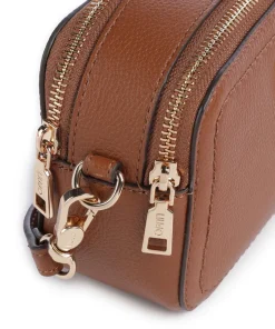 Ridhi S Umhängetasche Lederimitat dunkelbraun