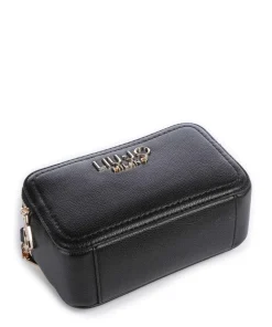 Ridhi S Umhängetasche Lederimitat schwarz