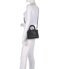 Ridhi XS Umhängetasche Lederimitat schwarz