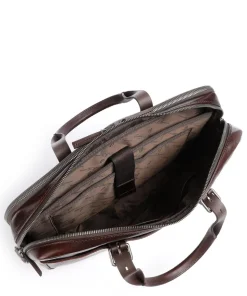 Rien RFID Aktentasche 15″ fein genarbtes Rindsleder cognac