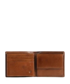 Rien RFID Geldbörse fein genarbtes Rindsleder cognac