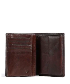 Rien RFID Geldbörse fein genarbtes Rindsleder braun