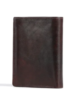 Rien RFID Geldbörse fein genarbtes Rindsleder braun